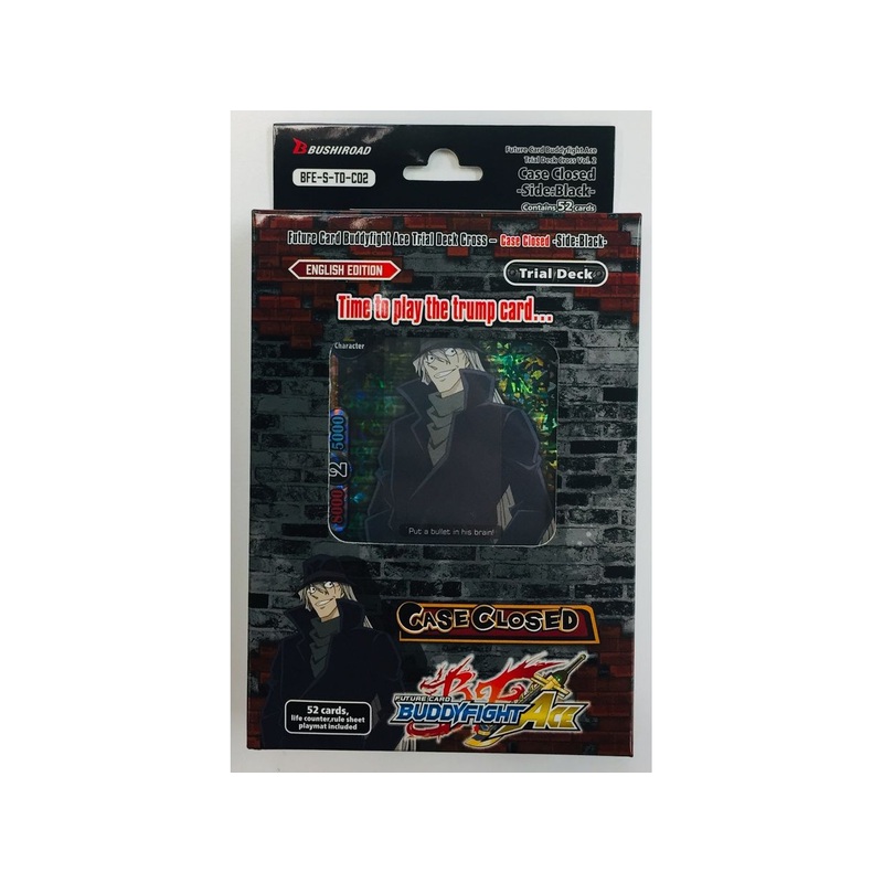 Bushiroad - Buddyfight Ace V2 - Case Closed - Black Trail Deck