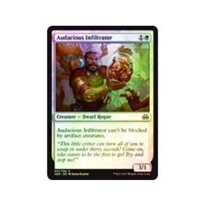 Magic The Gathering - Audacious Infiltrator - Common FOIL - AER007F