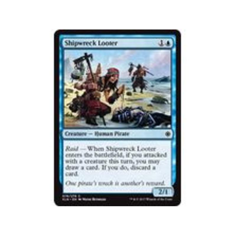 Magic The Gathering - Shipwreck Looter  - Common - XLN076