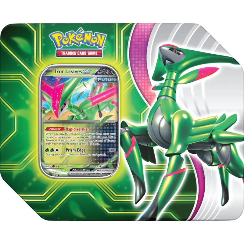 Pokemon - Paradox Clash Tin - Iron Leaves EX