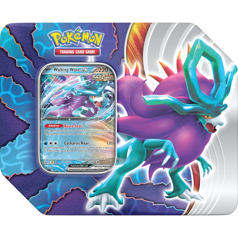 Pokemon - Paradox Clash Tin - Walking Wake EX