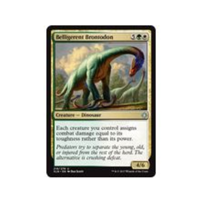 Magic The Gathering - Belligerent Brontodon - Uncommon - XLN218