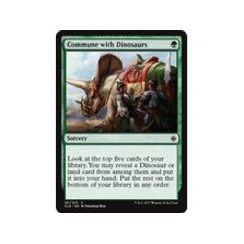 Magic The Gathering - Commune with Dinosaurs - Common - XLN181