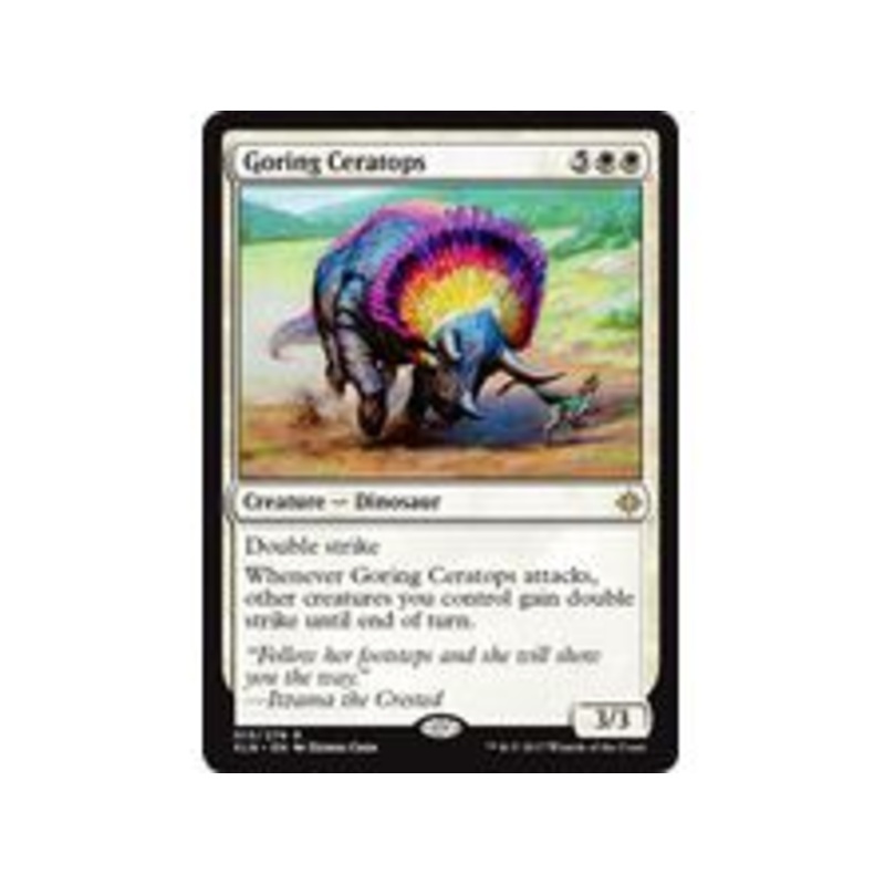 Magic The Gathering - Goring Ceratops - Rare - XLN013