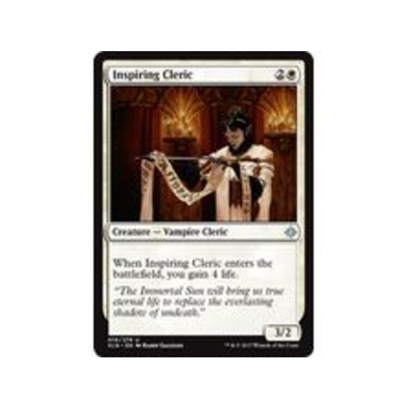 Magic The Gathering - Inspiring Cleric - Uncommon - XLN016