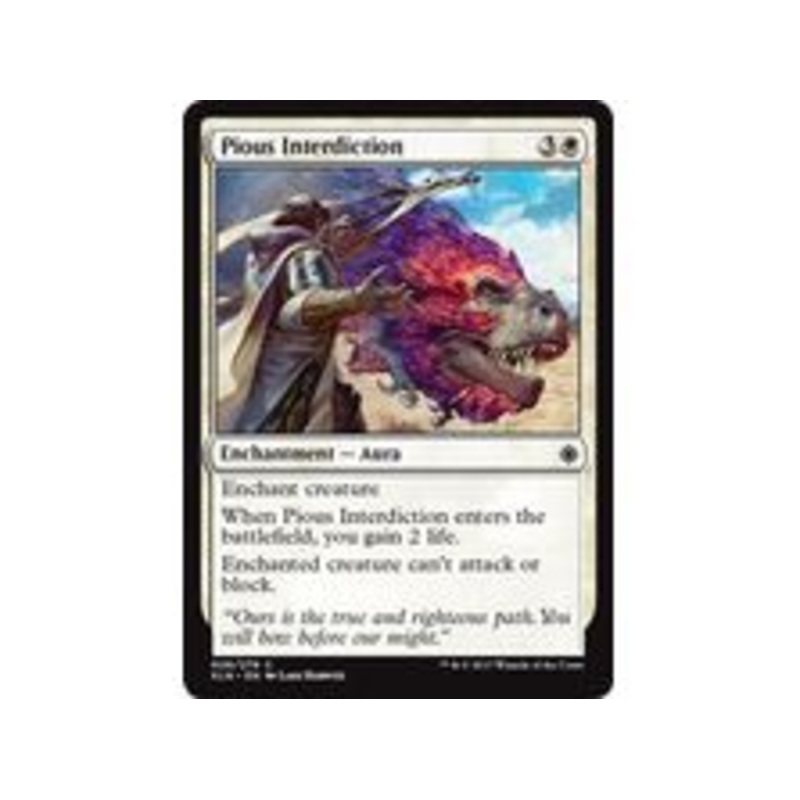 Magic The Gathering - Pious Interdiction - Common - XLN026