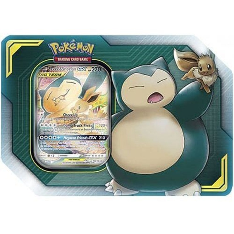 Pokemon - Eevee and Snorlax-GX - Tin