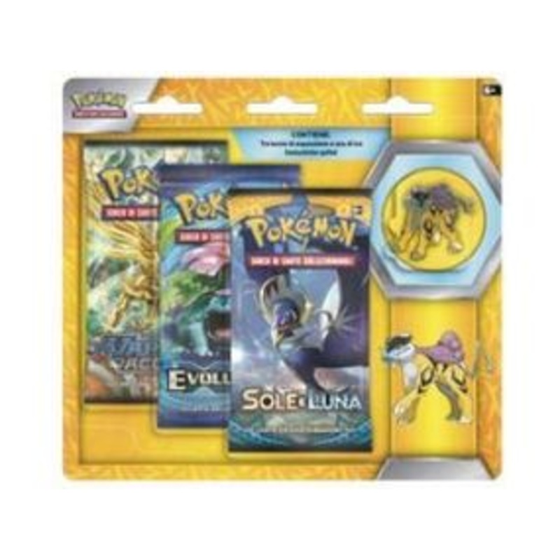 Pokemon - Legendary Beasts - 3-Pack and Pin Blister - Raikou