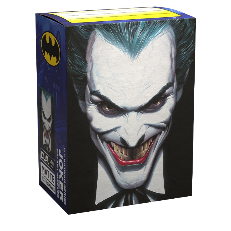 Arcane Tinmen - Dragon Shield Dual Art Sleeves - Standard Size - Matte - DC Batman 85th Anniversary Edition - Joker - Package of 100