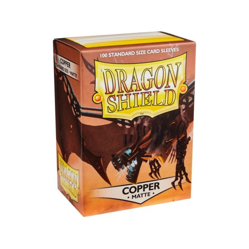 Arcane Tinmen - Dragon Shield Sleeves - Standard Sized - Matte - Copper - Package of 100