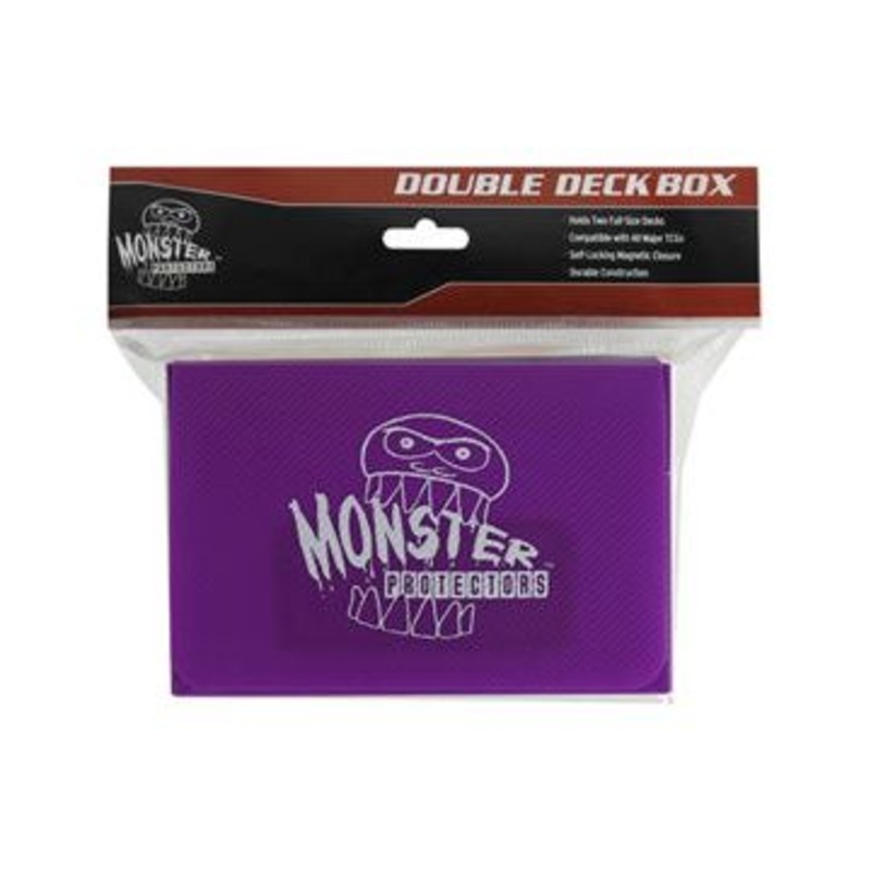 BCW - Monster - Double Deck Box - Purple