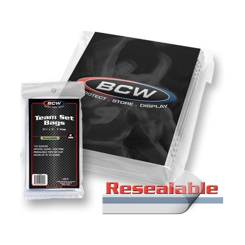 BCW - Team Set Resealable Bags