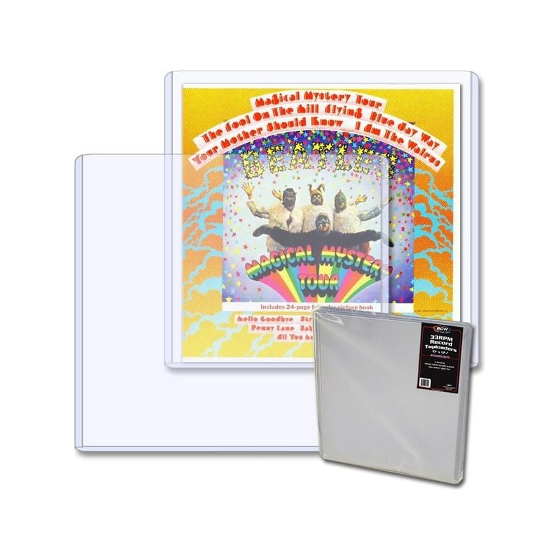 BCW - Top Loaders - 33 RPM Record Album - 7mm