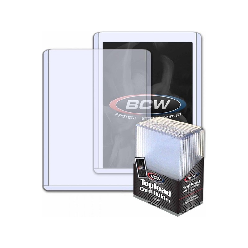 BCW - Top Loaders - 3x4 Thick 108pt Pack