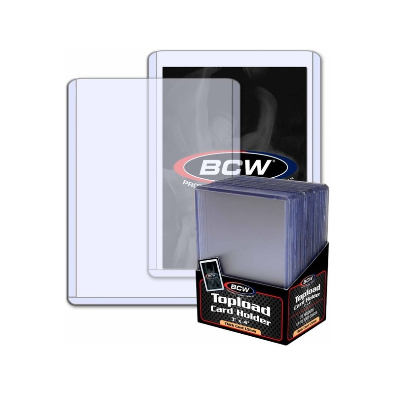 BCW - Top Loaders - 3x4 Thick 59pt Pack