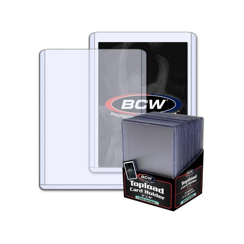 BCW - Top Loaders - 3x4 Thick 79pt Pack