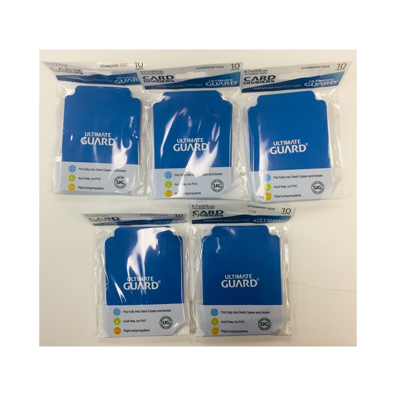 Ultimate Guard - Card Dividers - Blue - 5 Pack