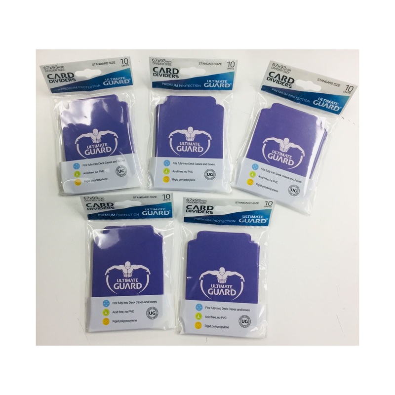 Ultimate Guard - Card Dividers - Purple - 5 Pack
