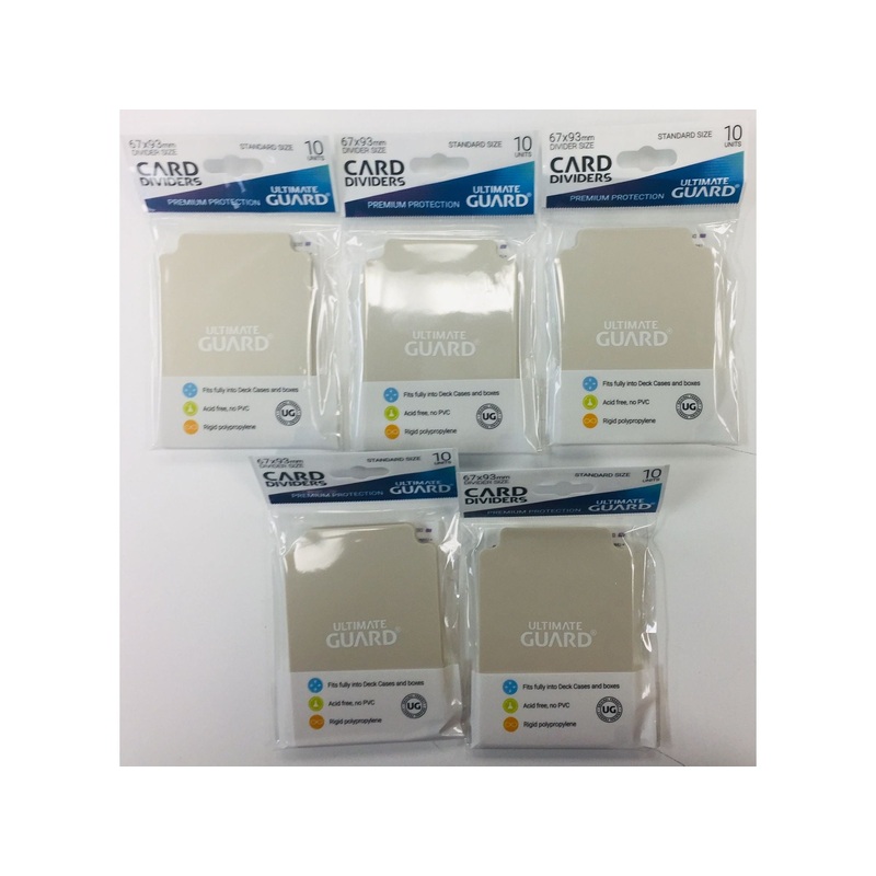 Ultimate Guard - Card Dividers - Sand - 5 Pack