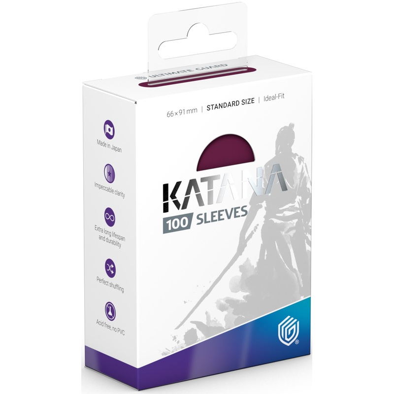 Ultimate Guard - Katana Sleeves - Standard - Radiant Plum - 100 Count