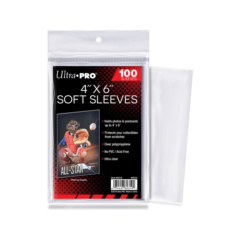 Ultra Pro - 4x6 Soft Sleeves
