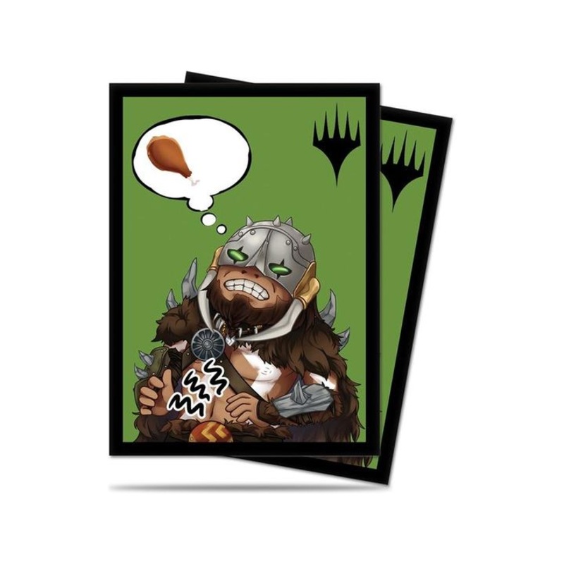 Ultra Pro - Deck Protector Sleeves - Magic the Gathering - Chibi Collection - Garruk - Im Starving