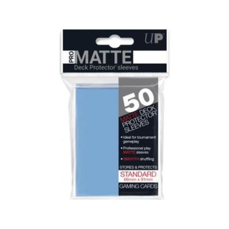 Ultra Pro - Deck Protectors - Standard Size - 50 Count Matte Light Blue