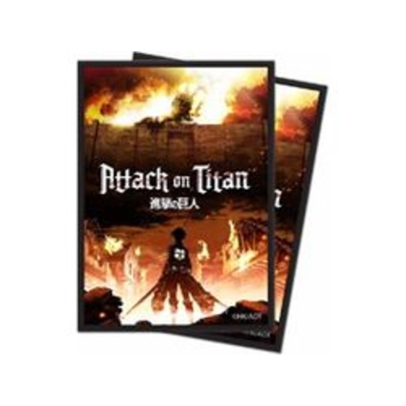 Ultra Pro - Deck Protectors - Standard Size - 65 Count Attack on Titan - The Beginning