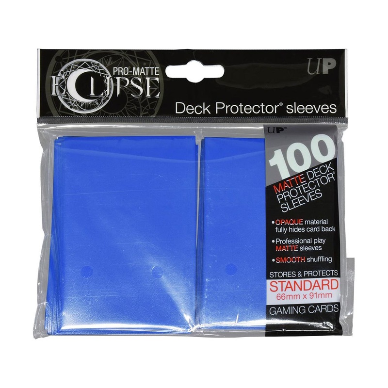 Ultra Pro - Eclipse Matte Deck Protectors - Standard Size - 100 Count Blue