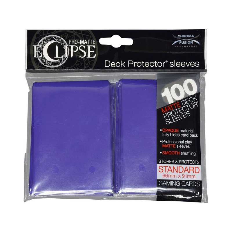 Ultra Pro - Eclipse Matte Deck Protectors - Standard Size - 100 Count Purple