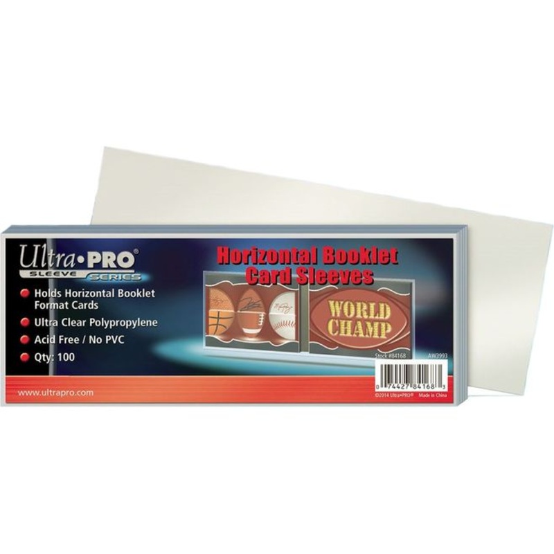Ultra Pro - Horizontal Booklet Card Soft Sleeves