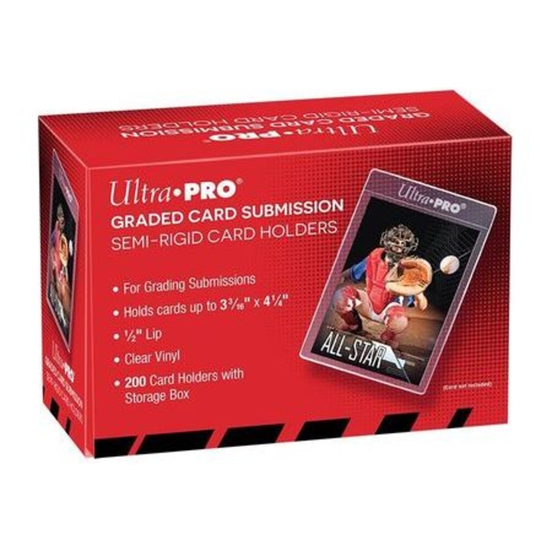 Ultra Pro - Tall Graded Card Submission - Semi-Rigid Trading Card Holders