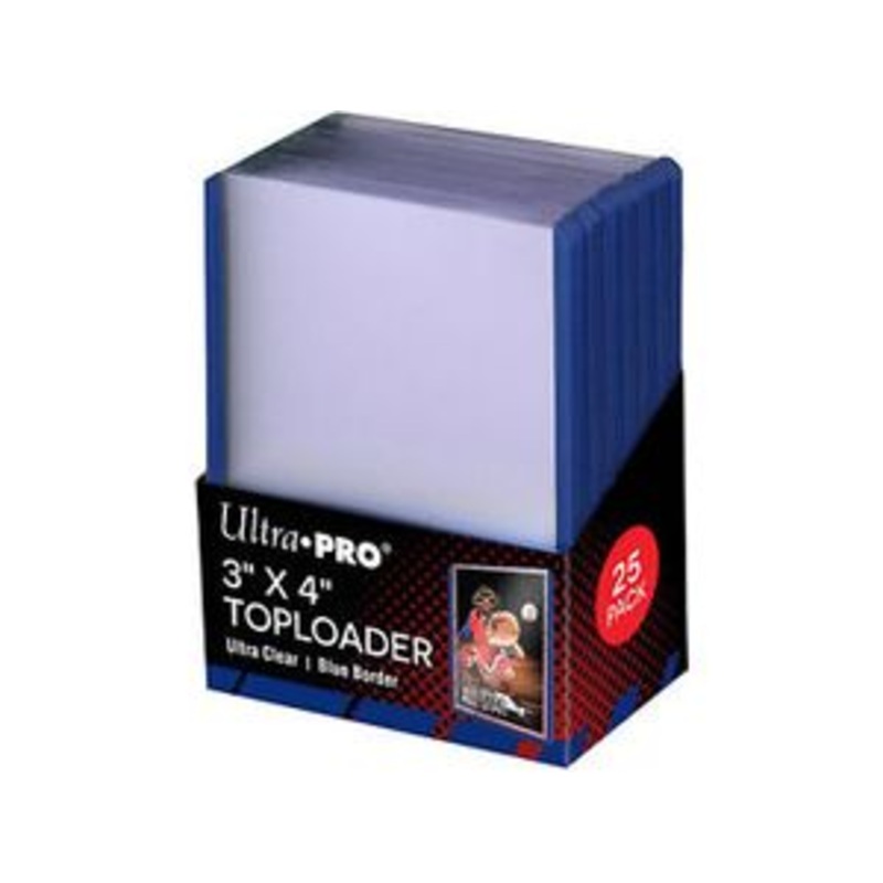 Ultra Pro - Top Loaders - 3x4 Blue Border Pack