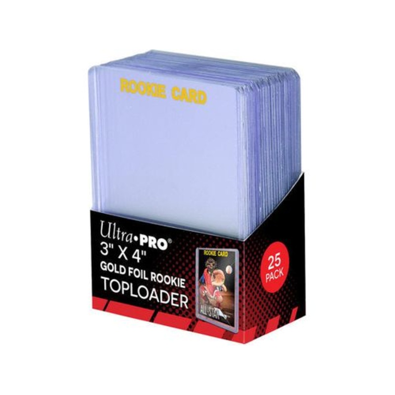 Ultra Pro - Top Loaders - 3x4 Gold Foil Rookie Pack