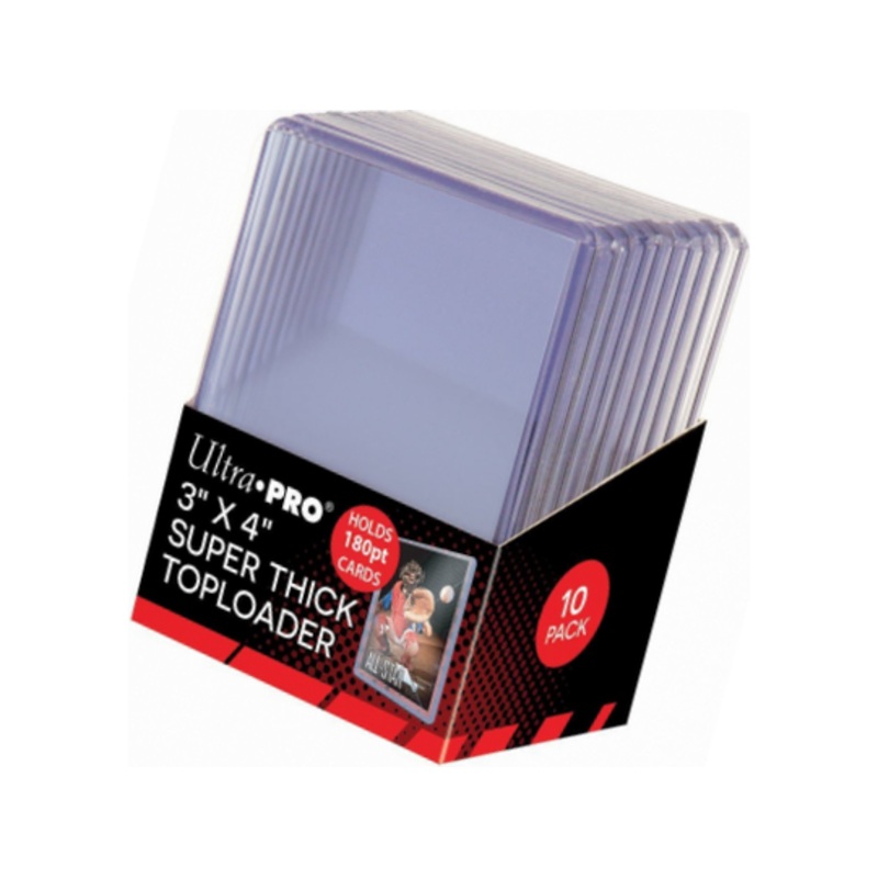 Ultra Pro - Top Loaders - 3x4 Super Thick 180pt Pack