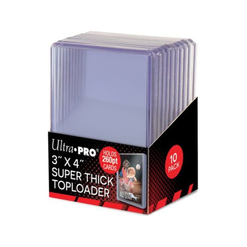 Ultra Pro - Top Loaders - 3x4 Super Thick 260pt Pack