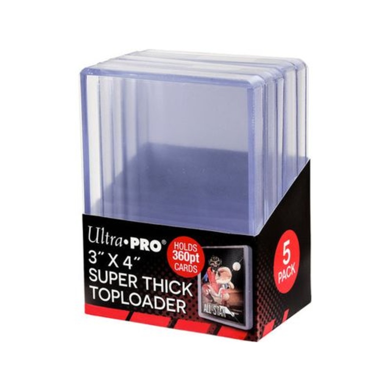 Ultra Pro - Top Loaders - 3x4 Super Thick 360pt Pack