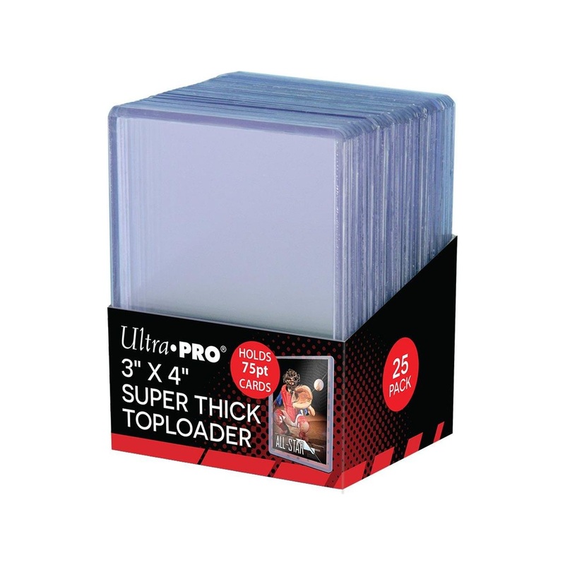 Ultra Pro - Top Loaders - 3x4 Super Thick 75pt Pack