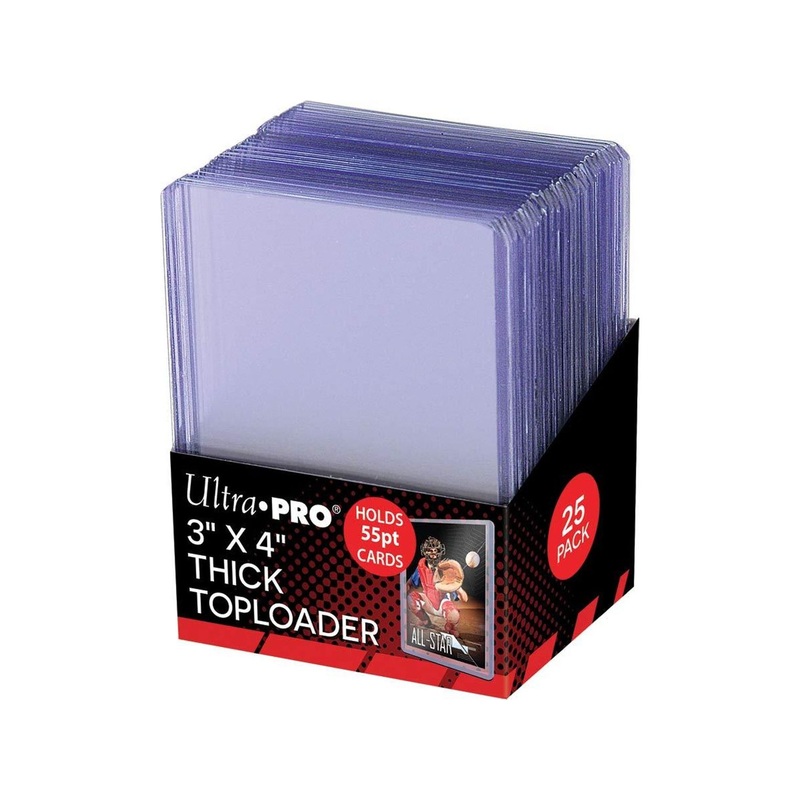 Ultra Pro - Top Loaders - 3x4 - Thick 55pt - Package of 25