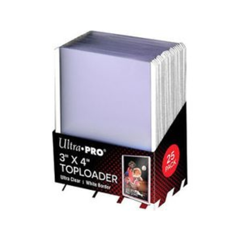Ultra Pro - Top Loaders - 3x4 White Border Pack