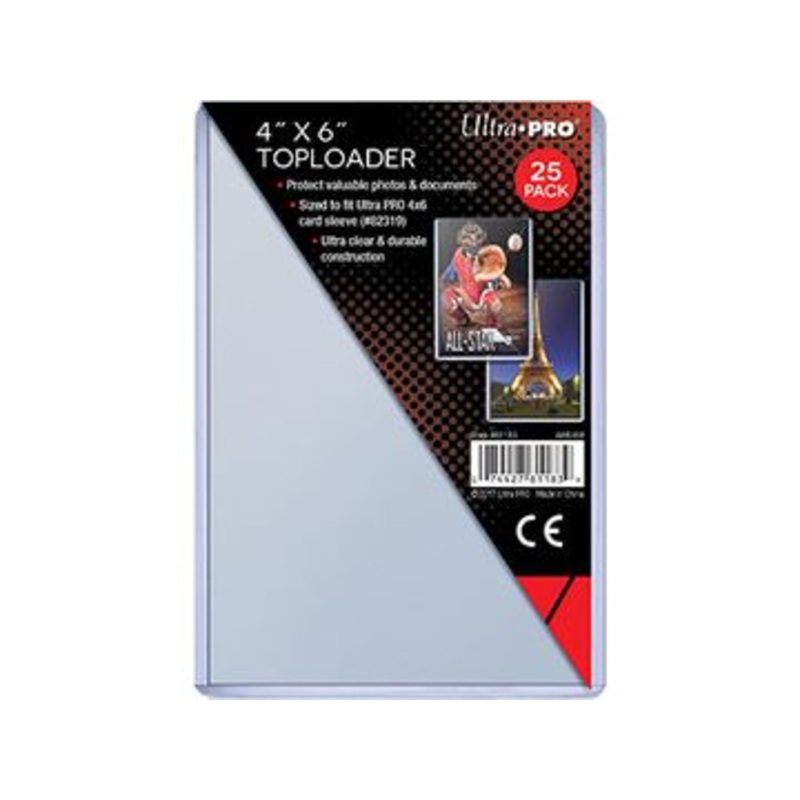 Ultra Pro - Top Loaders - 4x6 - Pack of 25
