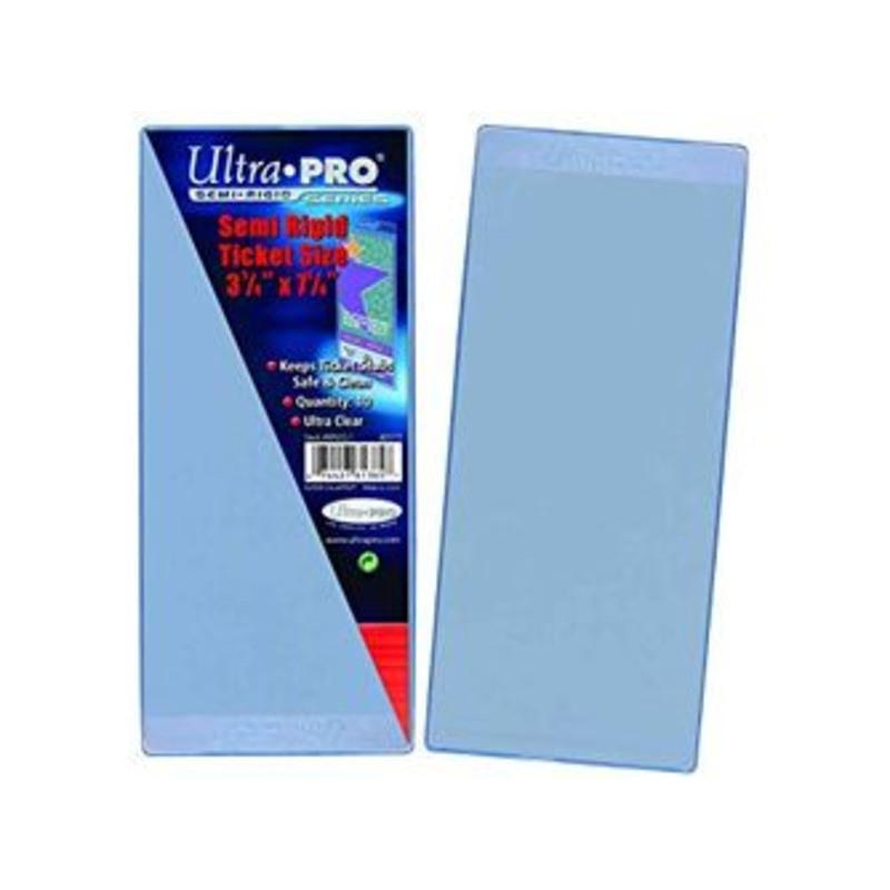Ultra Pro - Top Loaders - Semi-Rigid Ticket Holder - 4-Pack Combo