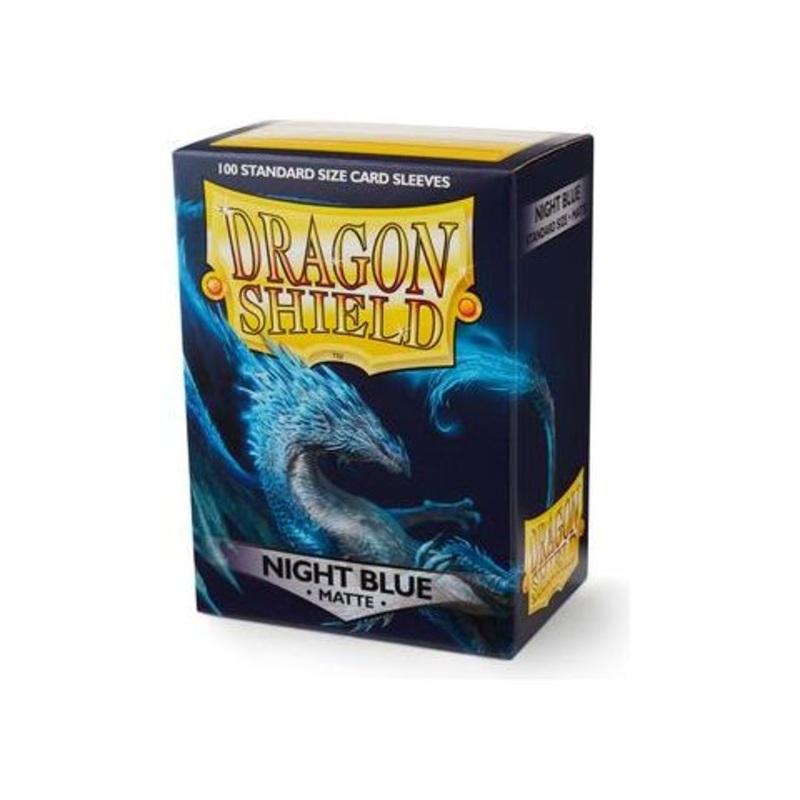 Arcane Tinmen - Dragon Shield Sleeves - Standard Size - Matte - Night Blue - Package of 100