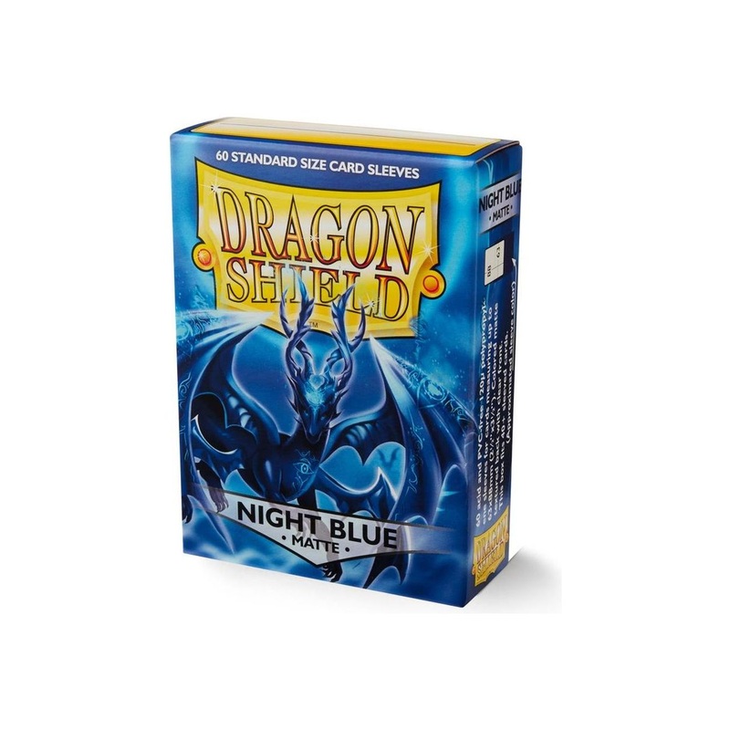 Arcane Tinmen - Dragon Shield Sleeves - Standard Size - Matte - Night Blue - Package of 60