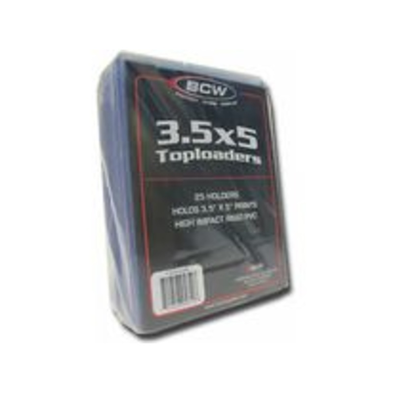 BCW - Top Loaders - 3.5 x 5  For Oversized Young Guns