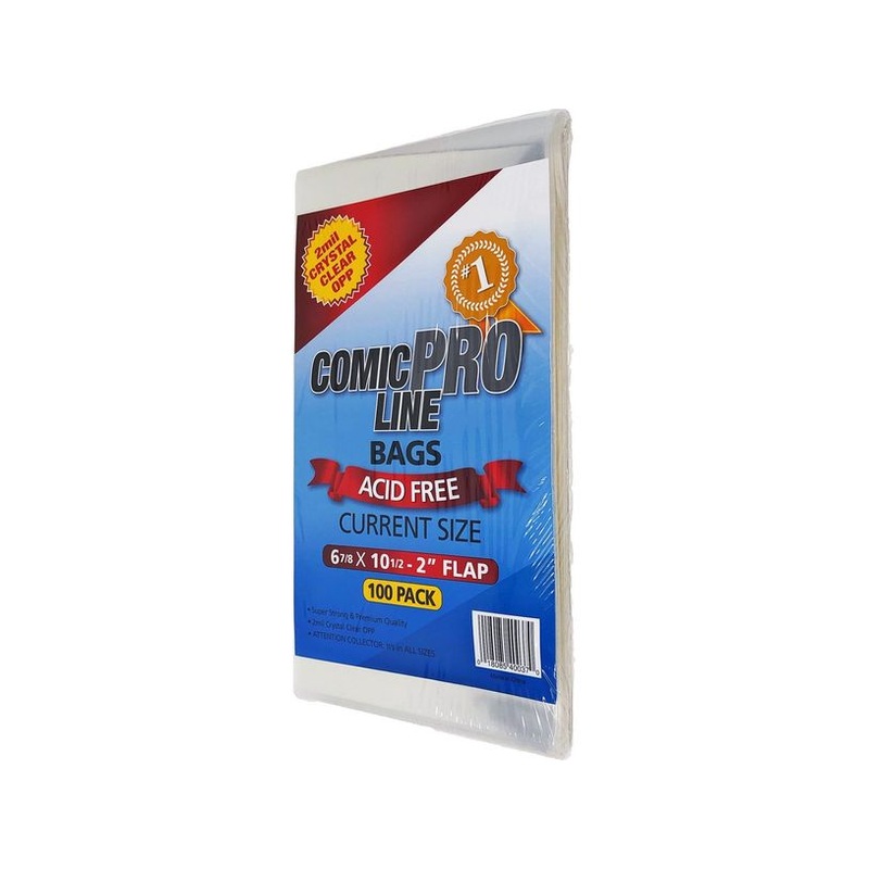 Comic Pro Line - Current Comic Bags - Package of 100