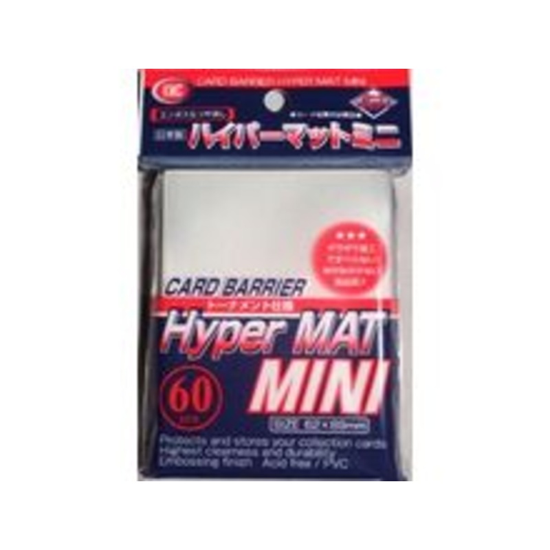 KMC Card Barrier - Small Size - Hyper Mat Mini - Clear