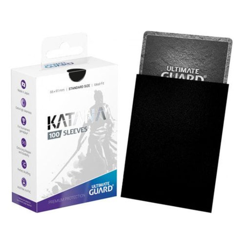 Ultimate Guard - Katana Sleeves - Standard - Black