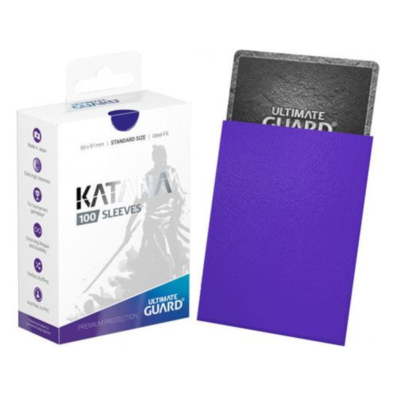 Ultimate Guard - Katana Sleeves - Standard - Blue