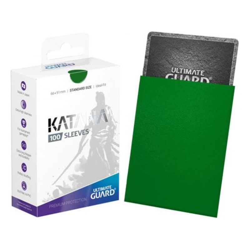 Ultimate Guard - Katana Sleeves - Standard - Green